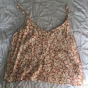 forever21 floral tank top